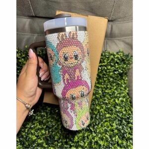 Colorful Character 40oz Tumbler with Handle